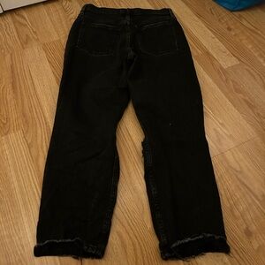 Abercrombie size 6 mom high rise jeans ripped